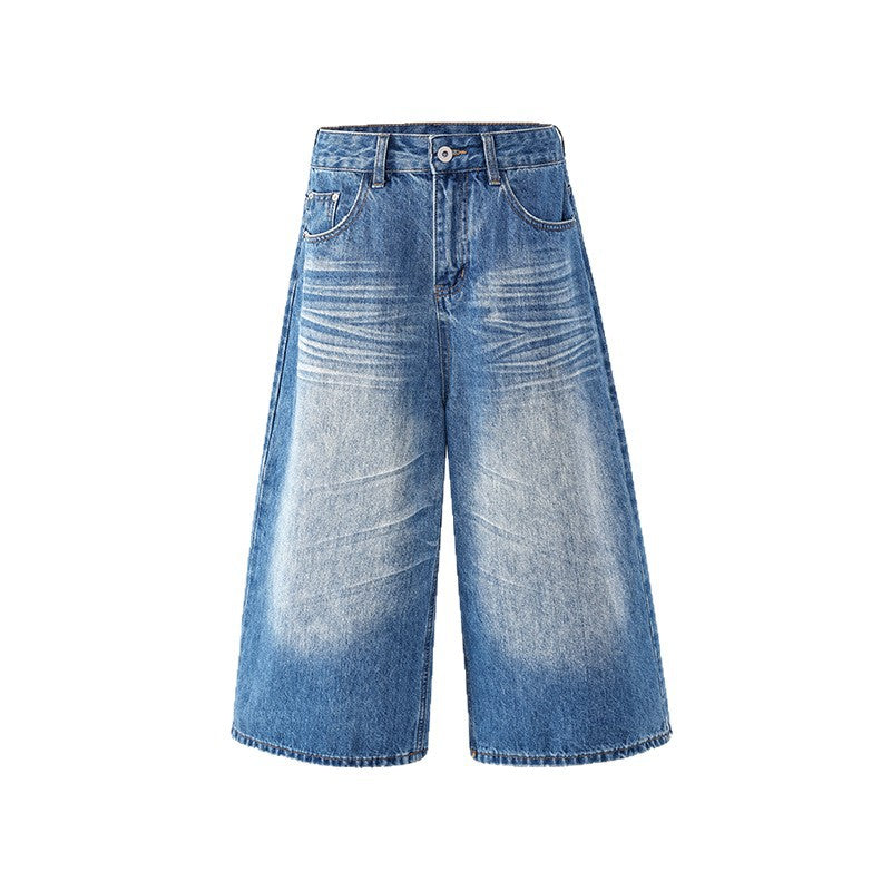 Loose Wide-Leg Mid-Length Crop Pants For Women | MuddyStock Originals