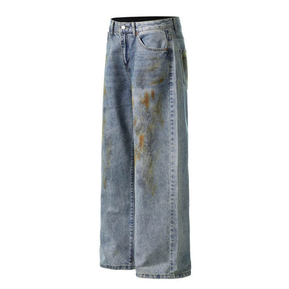 Streetwear Washed Distressed Denim Jeans For Men And Women | MuddyStock Originals MuddyStock