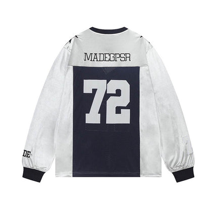Loose hip hop sports T-shirt long sleeved for men and women | MuddyStock Originals MuddyStock