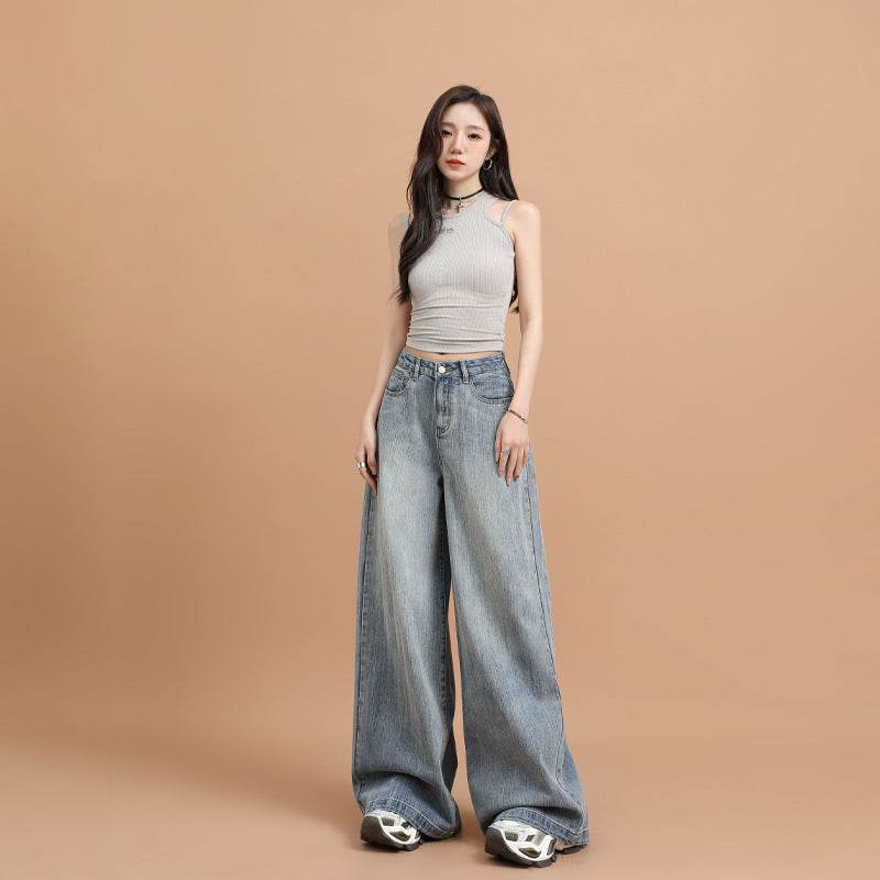 Retro Style Straight Floor-Length Trousers For Women | MuddyStock Originals MuddyStock