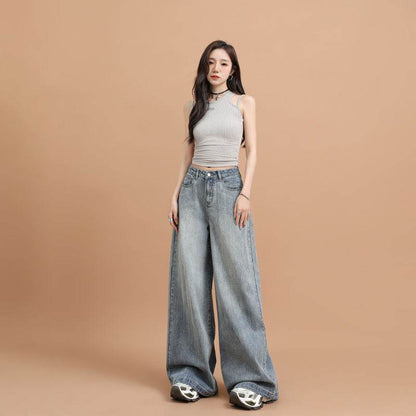 Retro Style Straight Floor-Length Trousers For Women | MuddyStock Originals MuddyStock