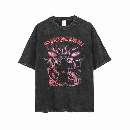 Retro Edging Wormhole Short Sleeve For Men And Women MuddyStock