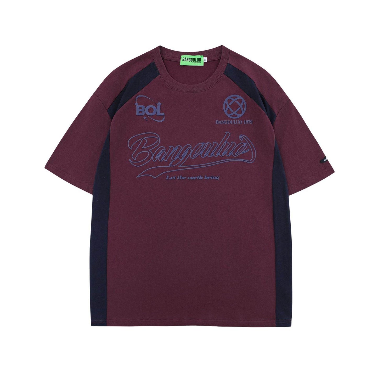 Short sleeved motorcycle style loose hip hop sports T-shirt for men and women | MuddyStock Originals MuddyStock