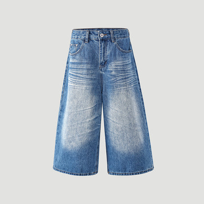 Loose Wide-Leg Mid-Length Crop Pants For Women | MuddyStock Originals