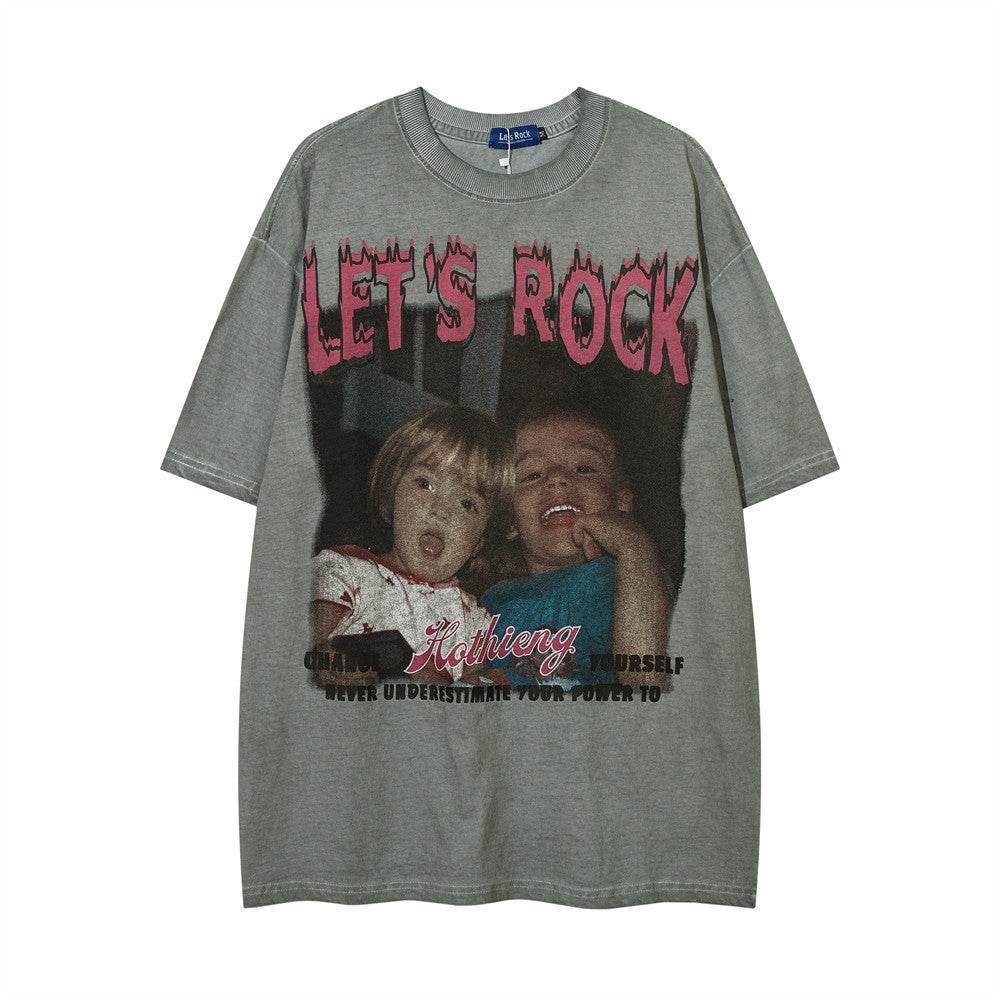 Fashion Personalized Printed Short-sleeved T-shirt For Men And Women MuddyStock