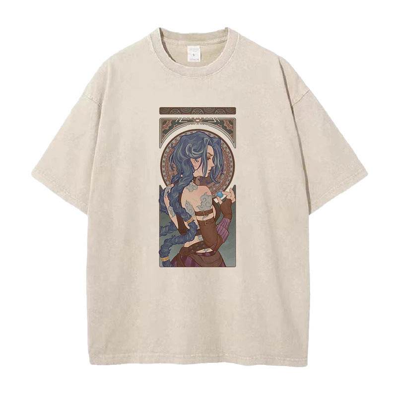 Cotton Washed Vintage Short Sleeve T-shirt For Men And Women| MuddyStock Originals MuddyStock