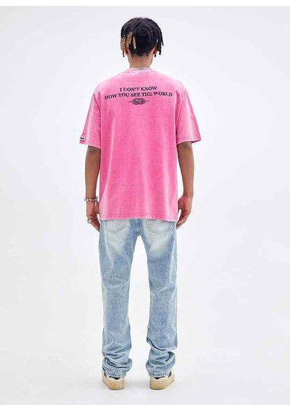 Retro Street Clothing Short Sleeve T-shirt For Men And Women MuddyStock