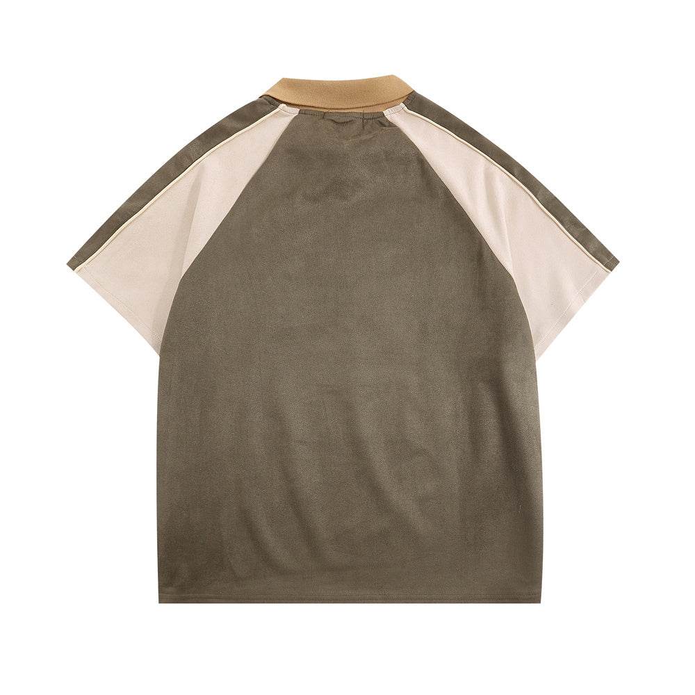 Polo Shirt Men's Stitching Short Sleeve MuddyStock