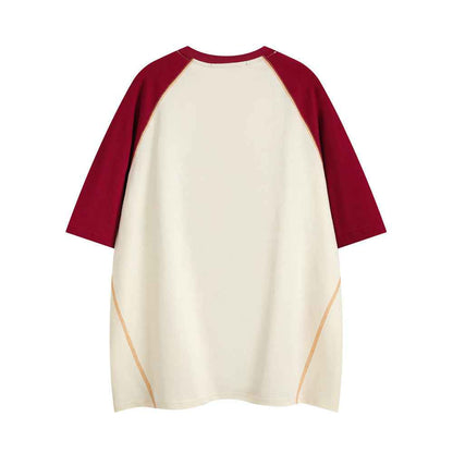 Men's Color Matching Sports Loose Top