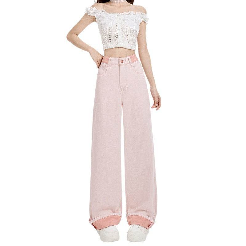 Women High-Waist Slimming Loose Straight Ankle-Length Pants | MuddyStock Originals MuddyStock