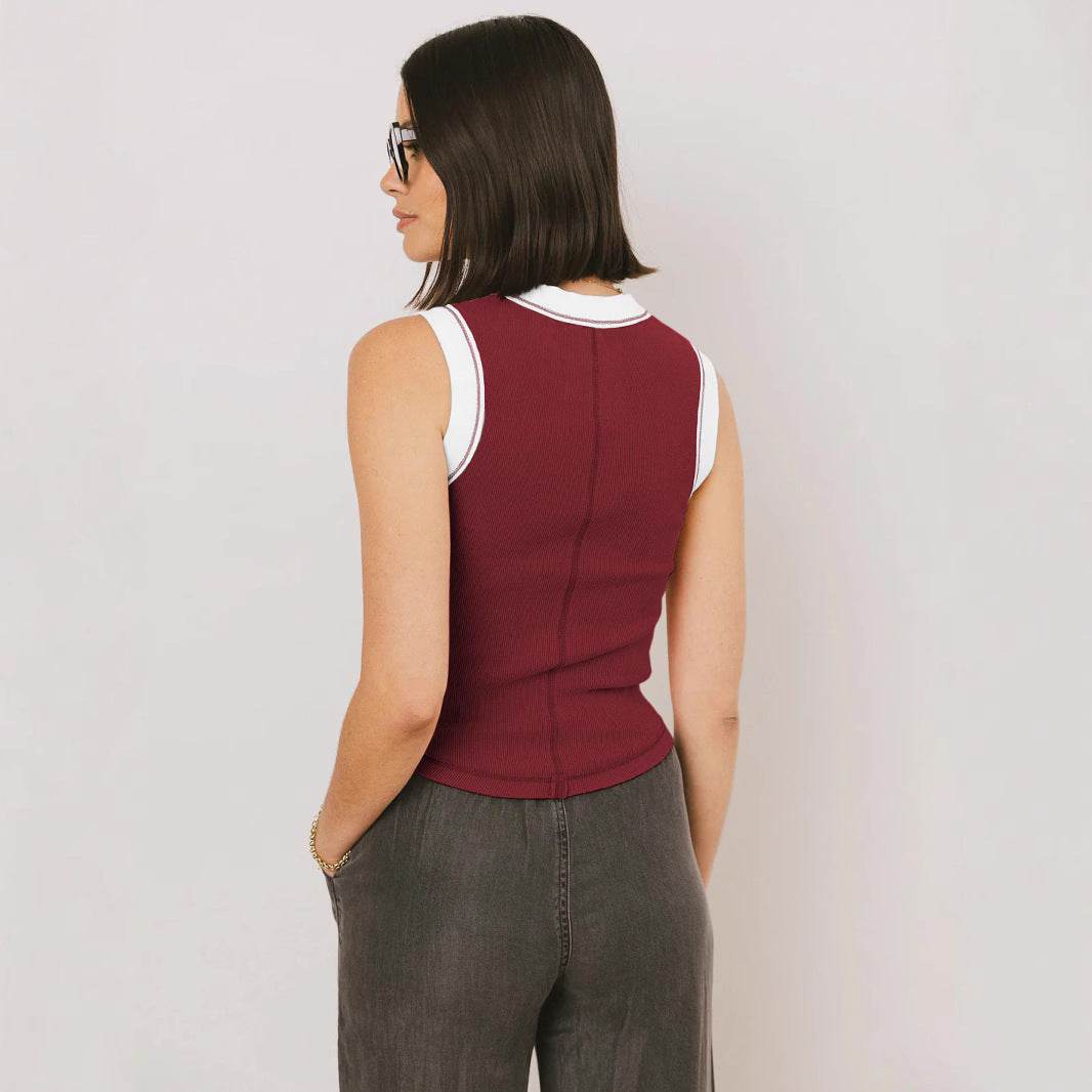 Crew Neck Sleeveless Tank Top For Women | MuddyStock Originals MuddyStock
