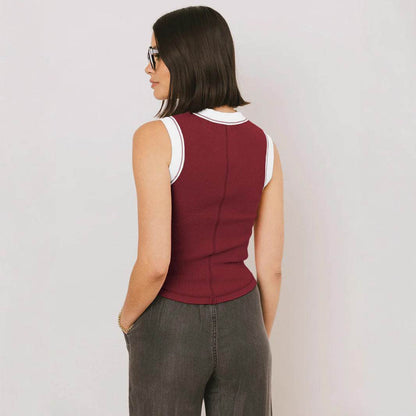 Crew Neck Sleeveless Tank Top For Women | MuddyStock Originals MuddyStock