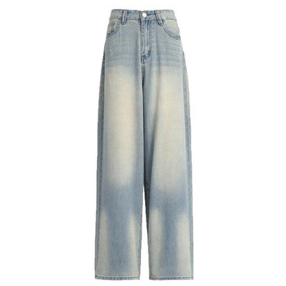 Loose Straight Floor-Length Denim Pants For Women | MuddyStock Originals MuddyStock