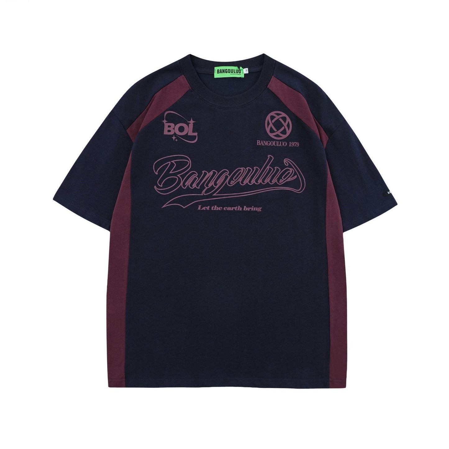 Short sleeved motorcycle style loose hip hop sports T-shirt for men and women | MuddyStock Originals MuddyStock