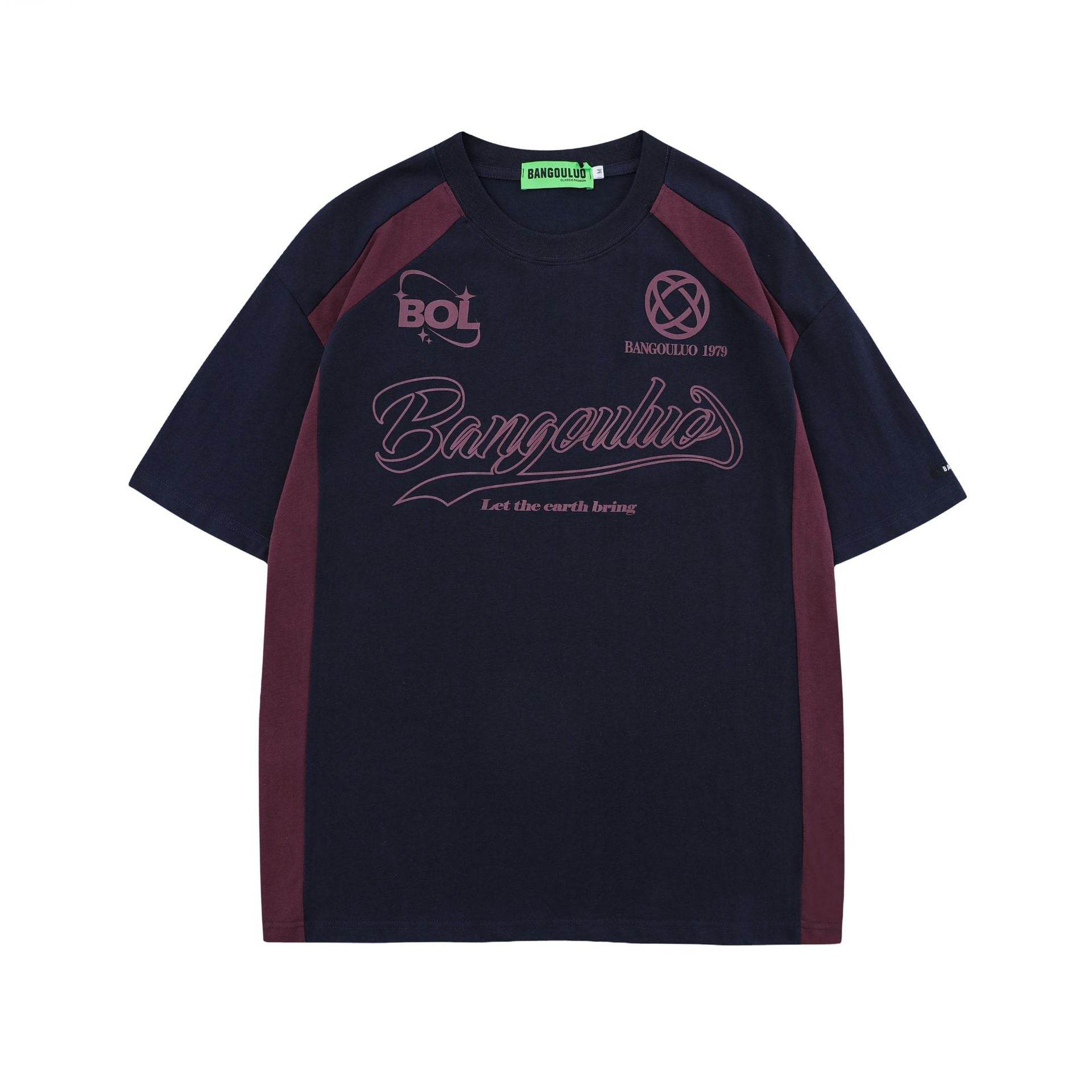 Short sleeved motorcycle style loose hip hop sports T-shirt for men and women | MuddyStock Originals MuddyStock