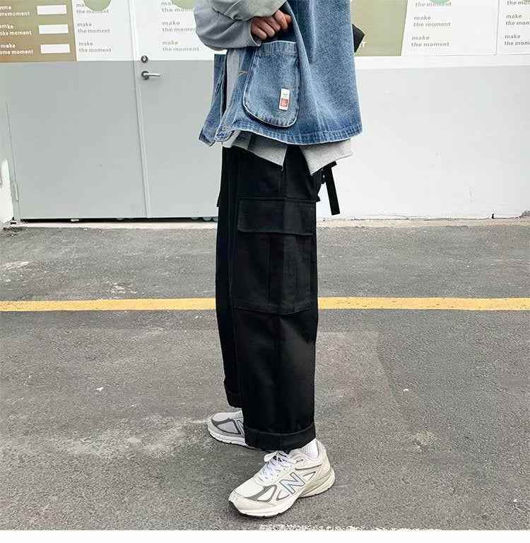 Loose Straight Casual Wide-leg Boys Overalls MuddyStock