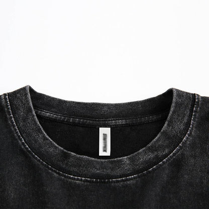 Fashion Flower Letter Print Short-sleeve For Men And Women MuddyStock