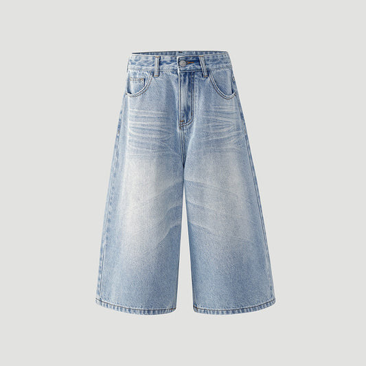 Loose Wide-Leg Mid-Length Crop Pants For Women | MuddyStock Originals