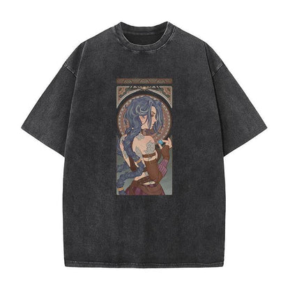 Cotton Washed Vintage Short Sleeve T-shirt For Men And Women| MuddyStock Originals MuddyStock