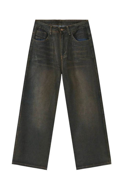 Wide Leg Men's Jeans with Pockets | MuddyStock Originals Dark MuddyStock