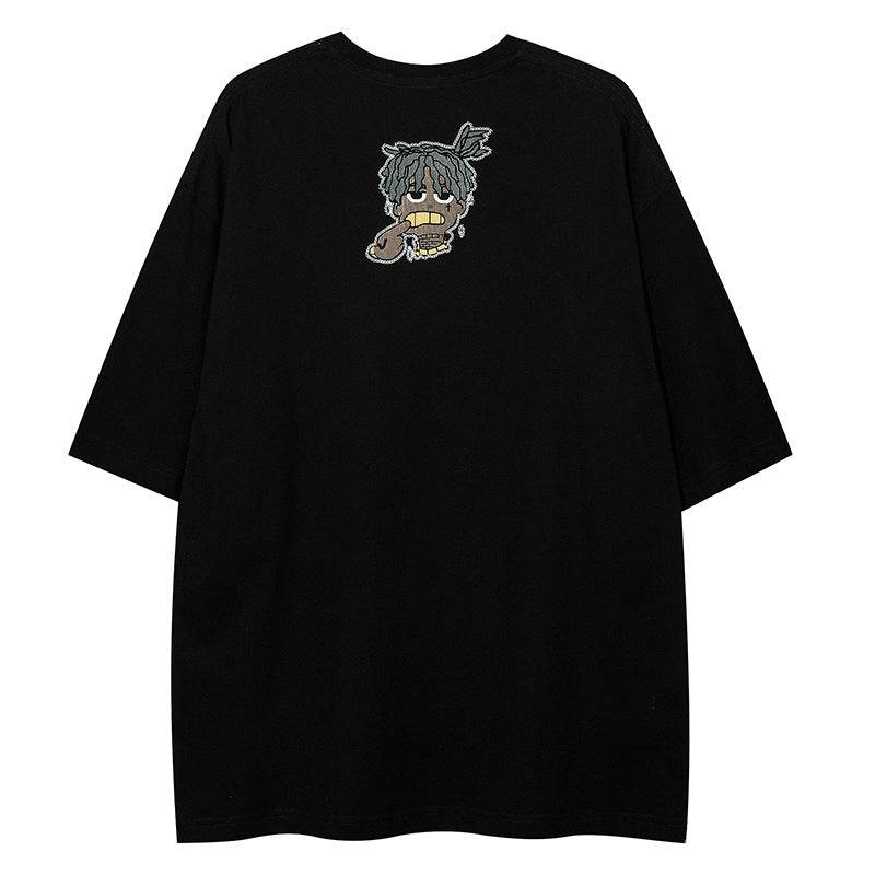 Cartoon Loose Half Sleeve Streetwear Short Sleeve T-Shirt For Men | MuddyStock Originals MuddyStock