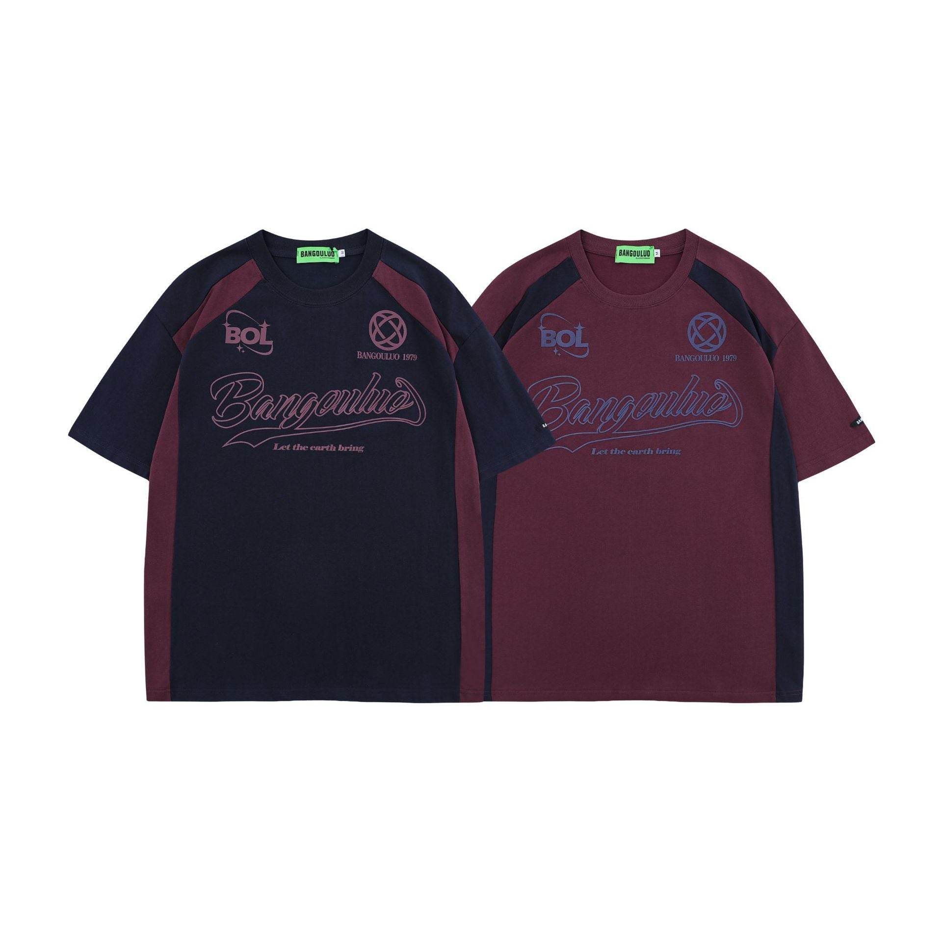 Short sleeved motorcycle style loose hip hop sports T-shirt for men and women | MuddyStock Originals MuddyStock