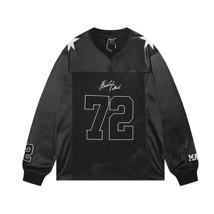 Loose hip hop sports T-shirt long sleeved for men and women | MuddyStock Originals MuddyStock