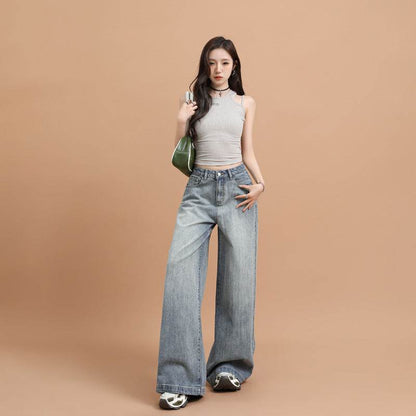 Retro Style Straight Floor-Length Trousers For Women | MuddyStock Originals MuddyStock