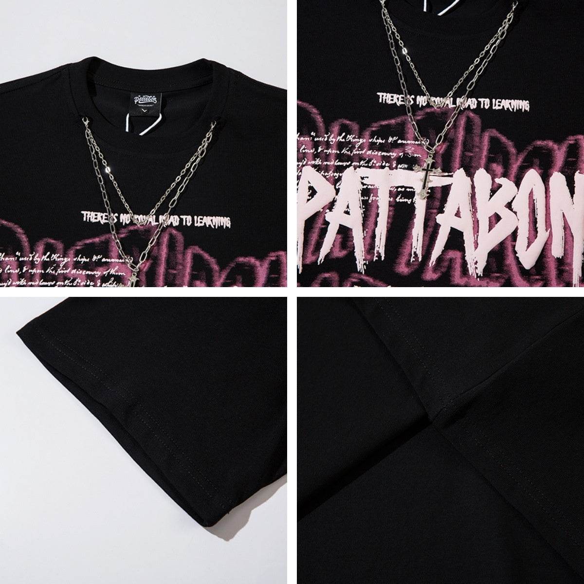 Streetwear Bubble Letter Print Short Sleeve T-Shirt for Women | MuddyStock Originals MuddyStock