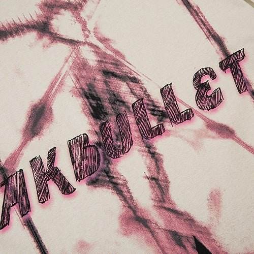 Abstract Graffiti Printing Short Sleeve Women MuddyStock