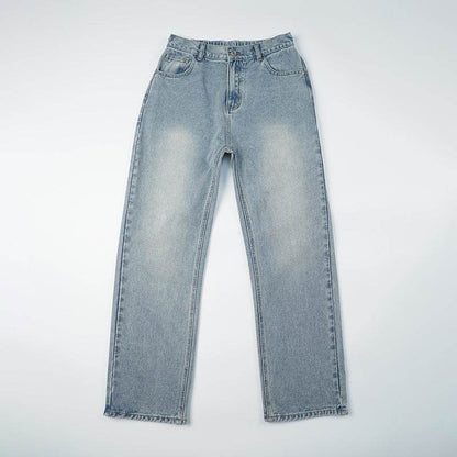 Vintage Jeans Men's Loose Straight Washed Draping Wide Leg MuddyStock