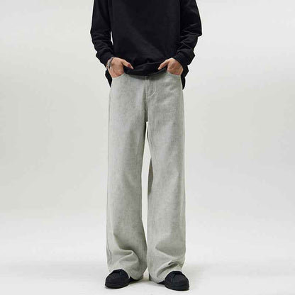 Men's Marble Dark Pattern Casual Trousers MuddyStock