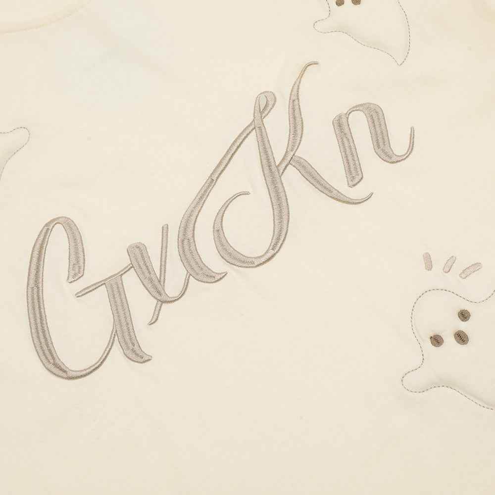 Little Devil Embroidered Casual Short Sleeve T-shirt For Men And Women MuddyStock