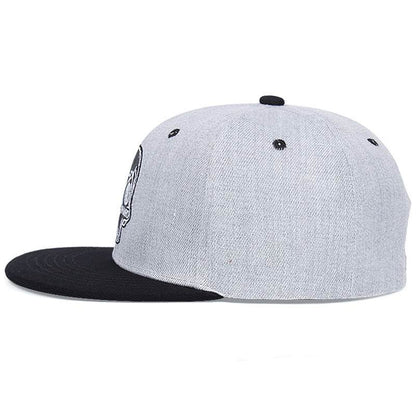 Skull Embroidery Baseball Cap Men's And Women's Embroidery MuddyStock